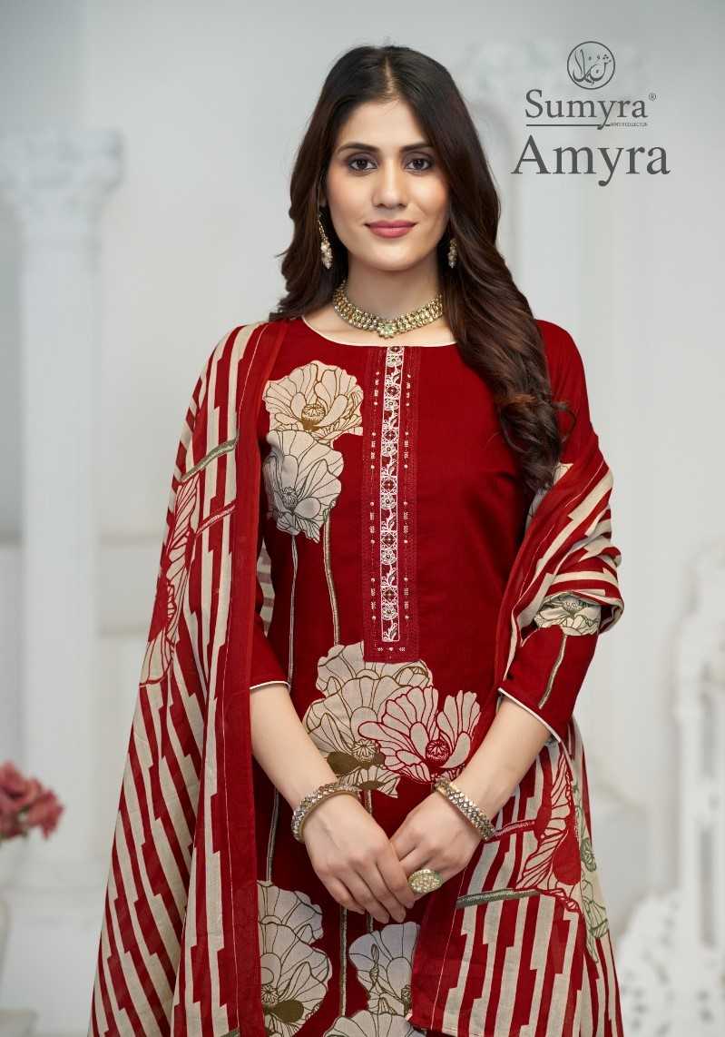 radhika fashion sumyra amyra pashmina print ladies suits