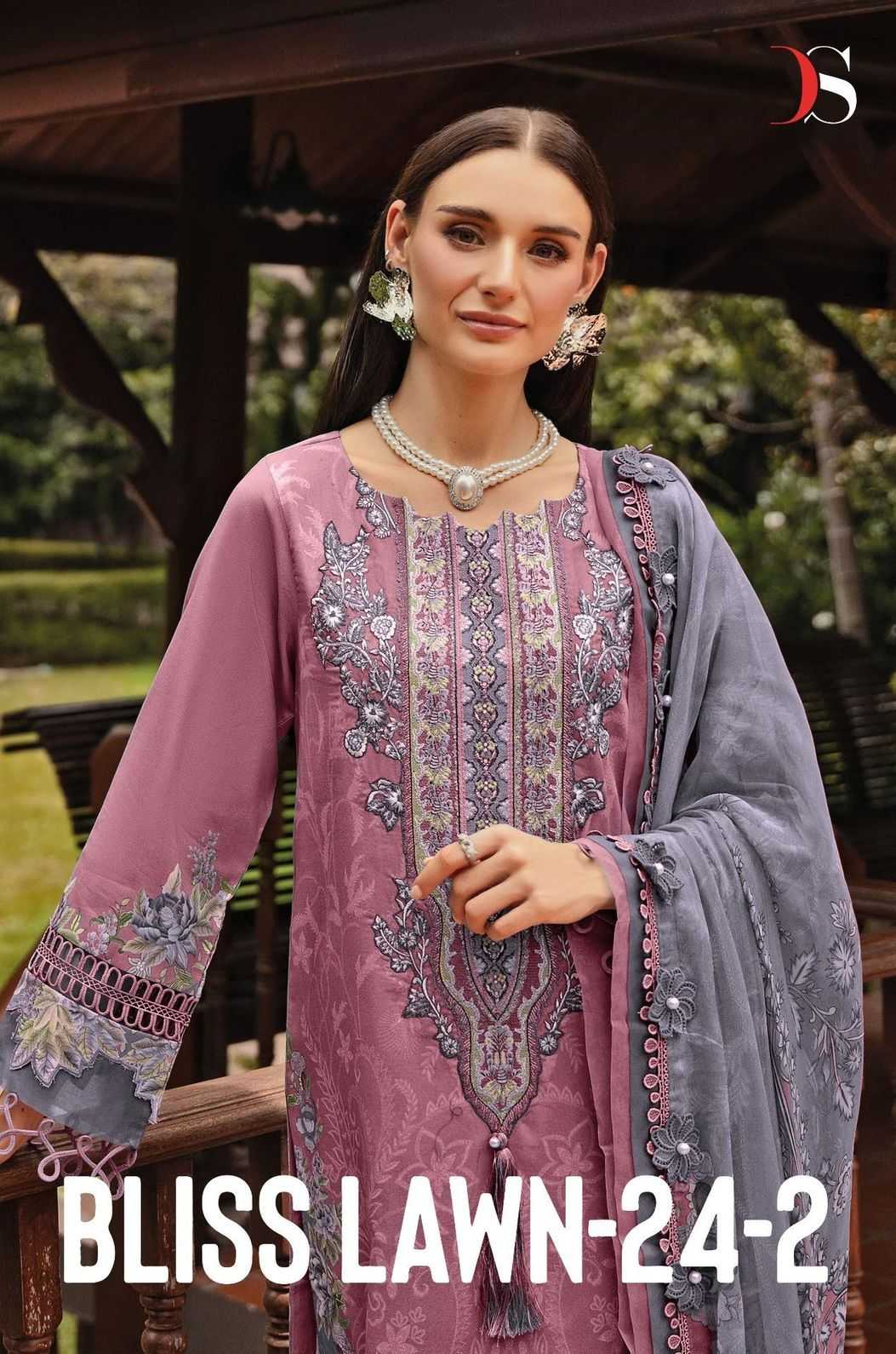 deepsy suits bliss lawn 24 vol 2 cotton pakistani print suits