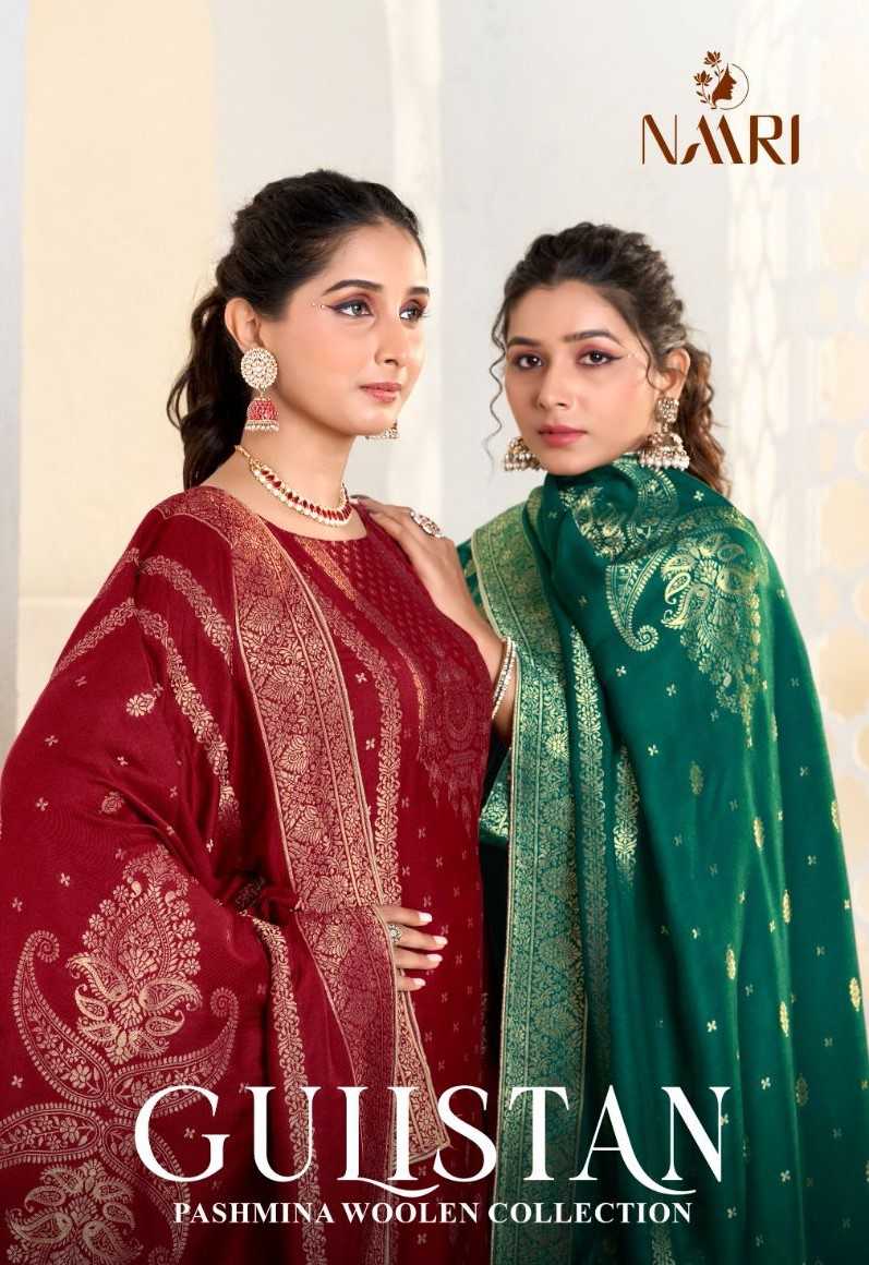 naari gulistan winter special viscose pashmina jacquard 3pcs dress