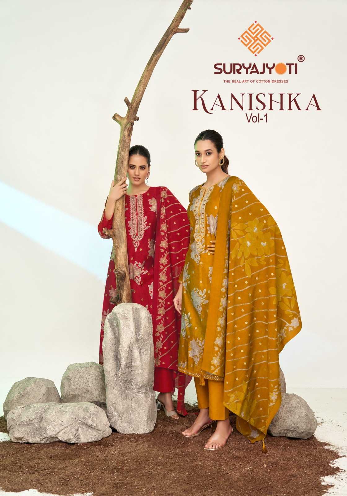 suryajyoti kanishka vol 1 unique style modal print salwar suits