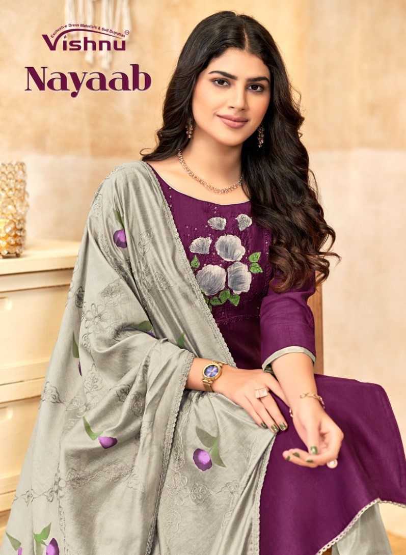 triple a naayaab unique colours vatican print dress material exports