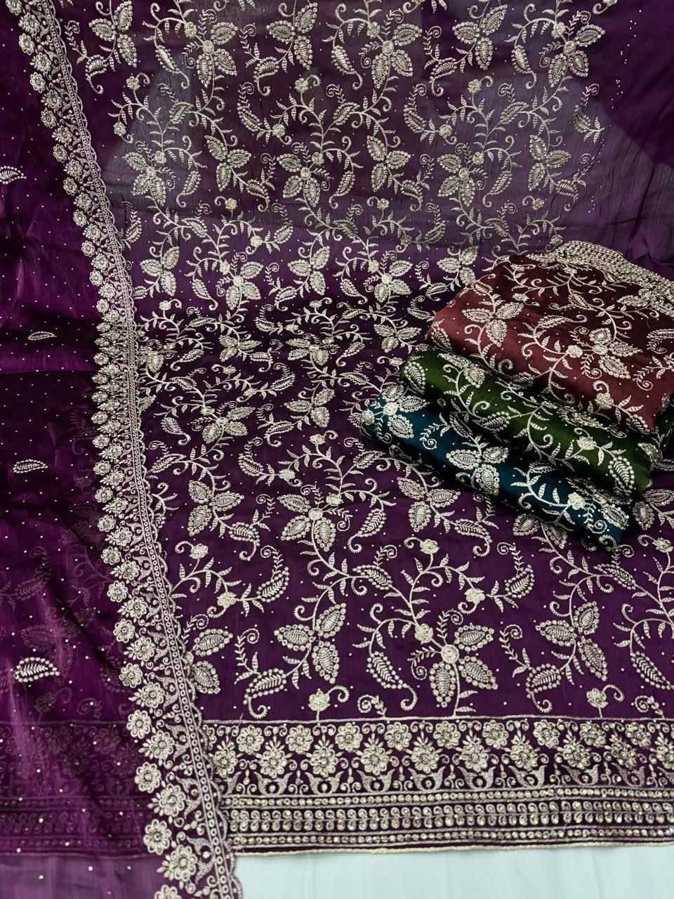 pr juicy burberry silk unique design dress material exports 