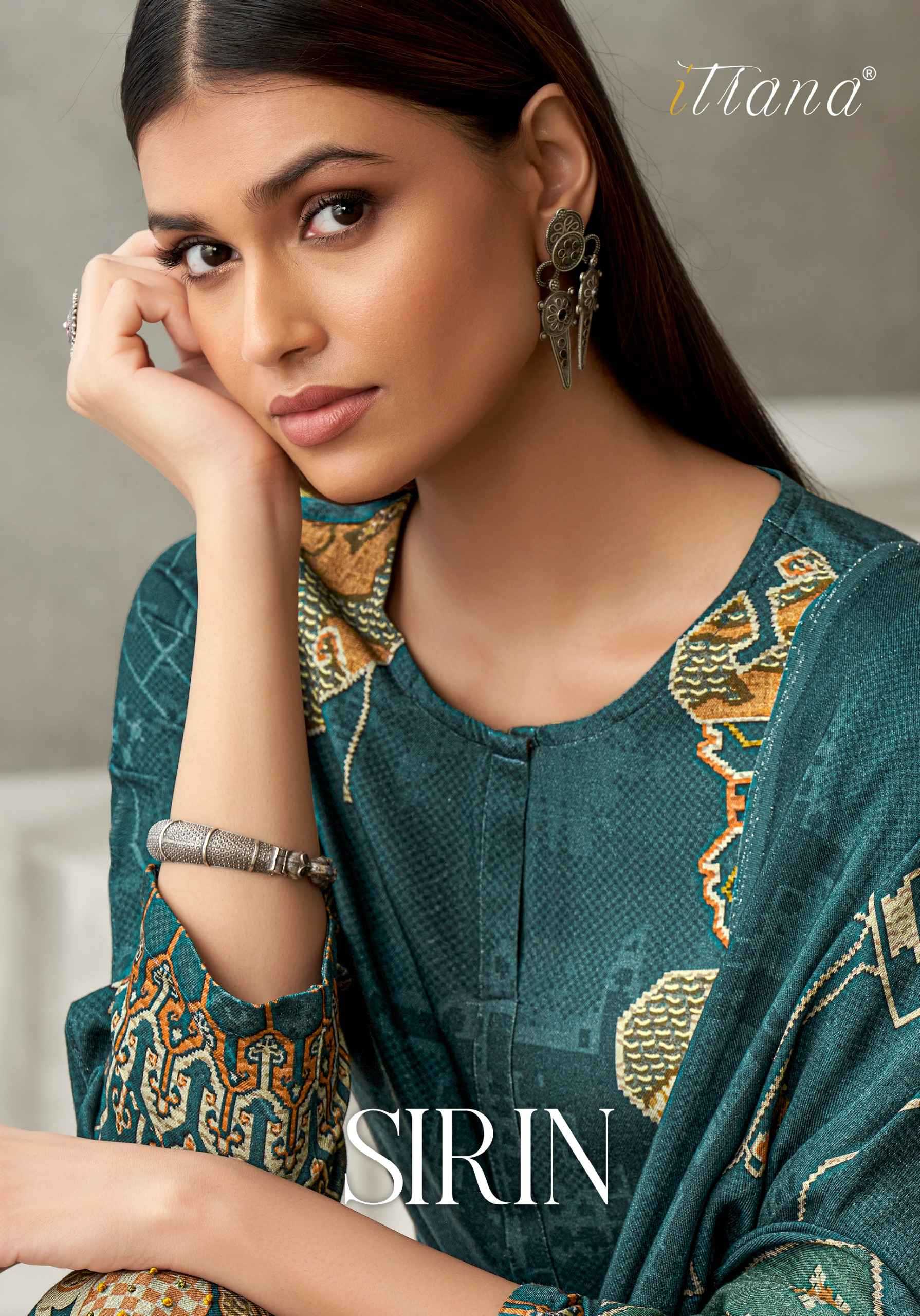 itrana sirin staple twill digital print fashionable 3pcs salwar suits