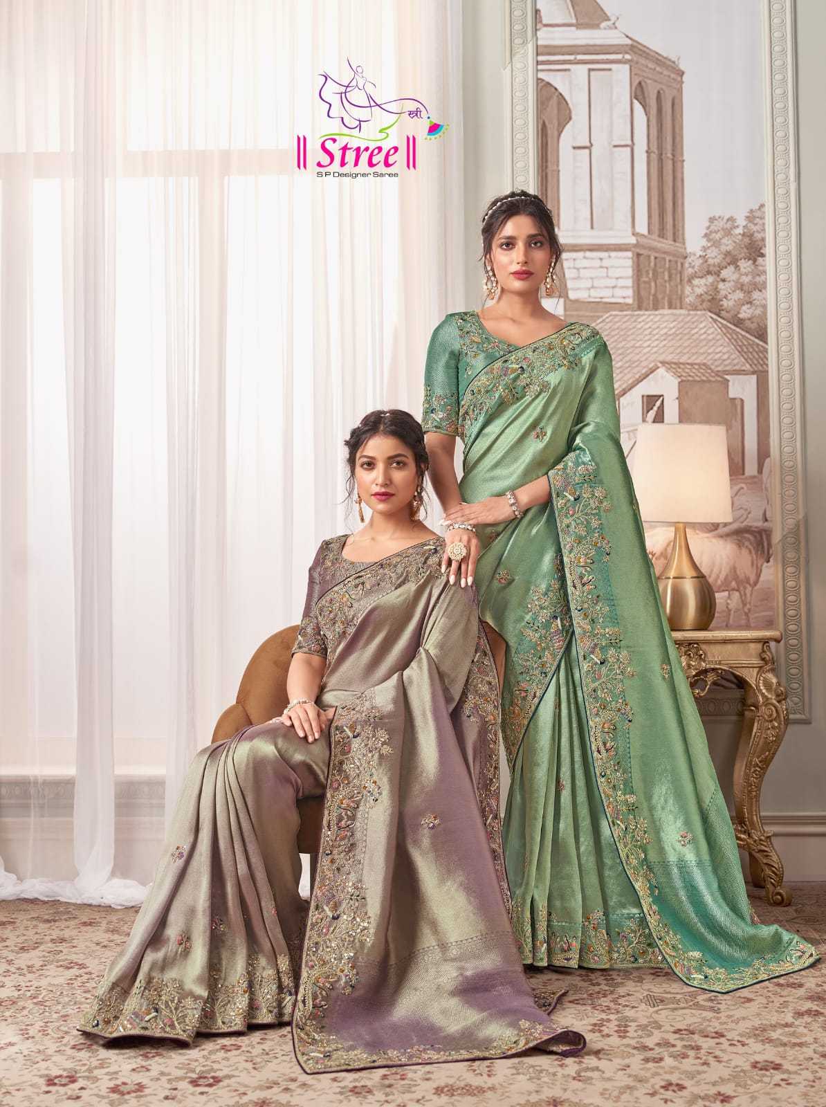 stree launch stree vol 1 beautiful look banarasi saree online 