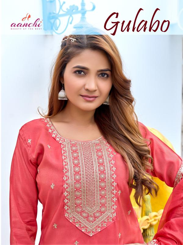 gulabo by aanchi readymade roman shimmer unique colours salwar suit 