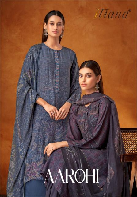 sahiba itrana aarohi muslin silk handwork printed suits online