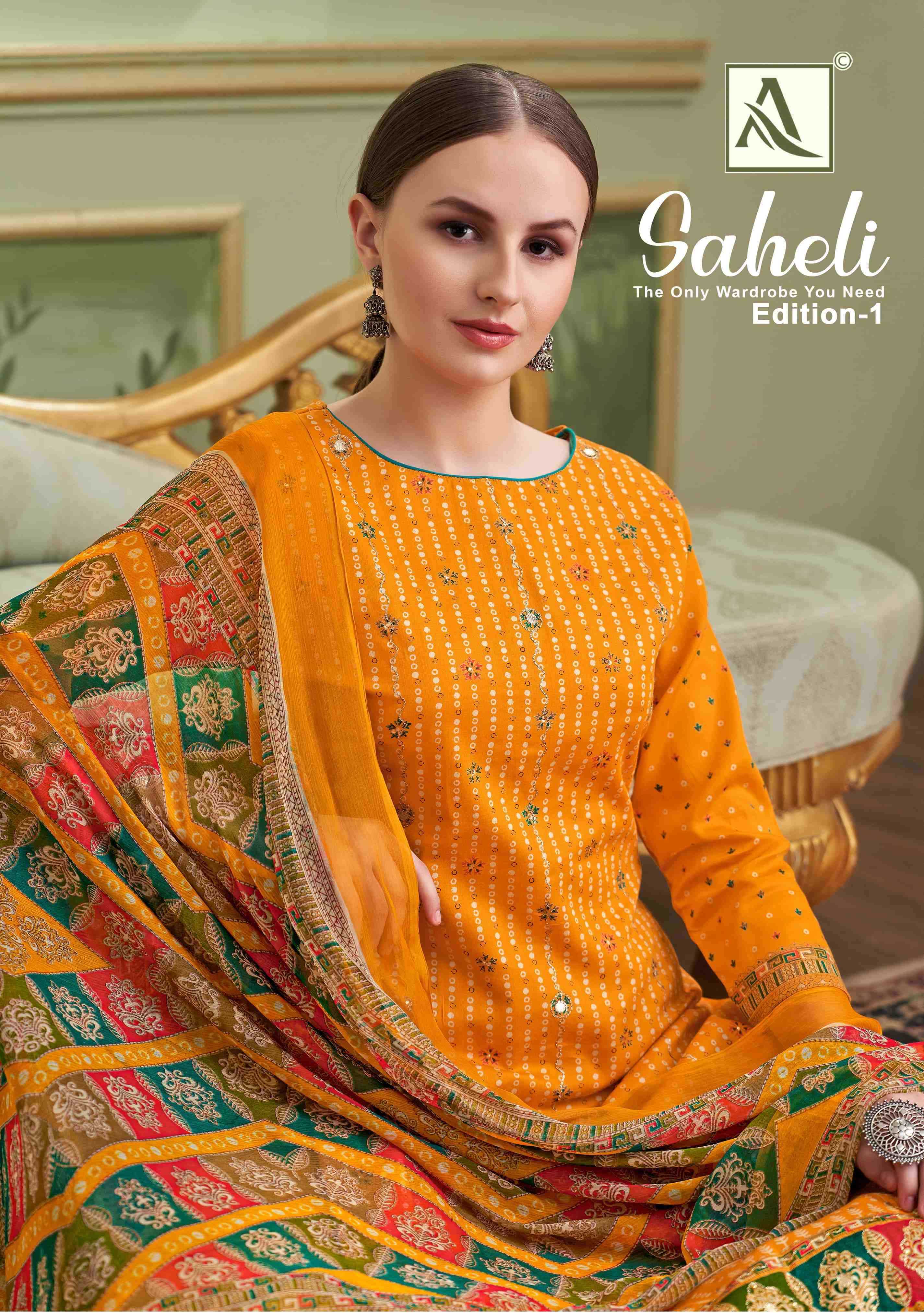 saheli edition 1 alok suits unique style print zam unique ladies suits