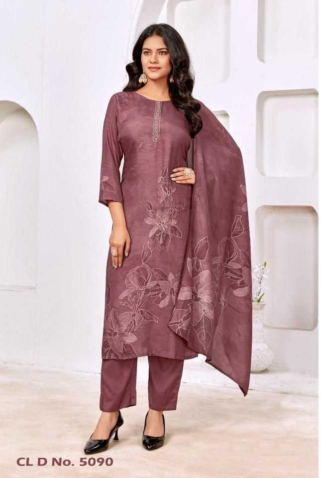 5087-5090 by colorx dola viscose stylish look fully stitch combo salwar suit 