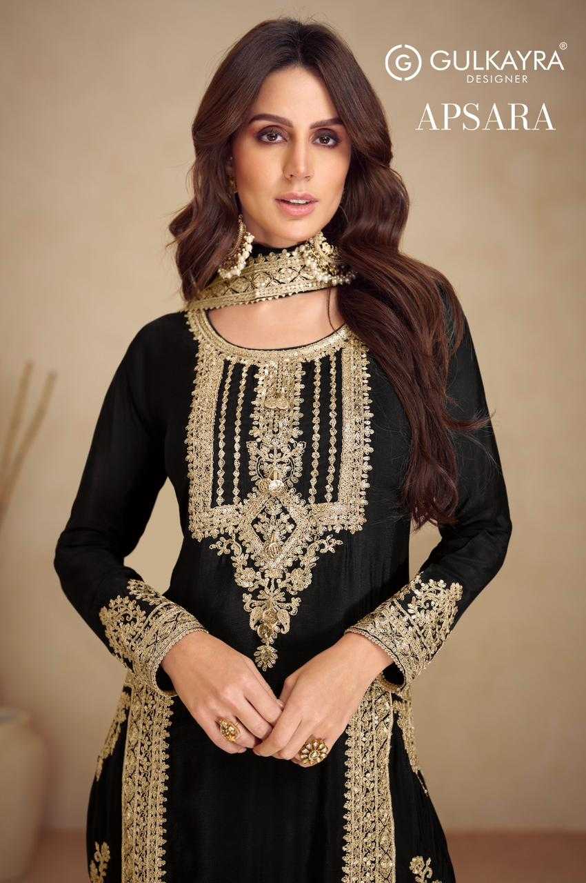 apsara by gulkayra designer fullstitch chinon party wear ladies suits