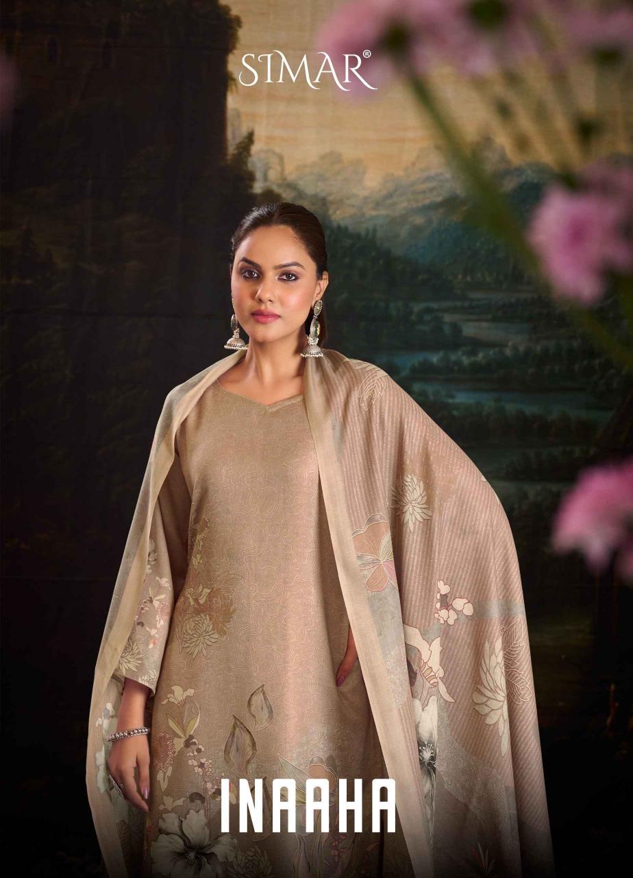 glossy inaaha winter special unique digital print pashmina suits