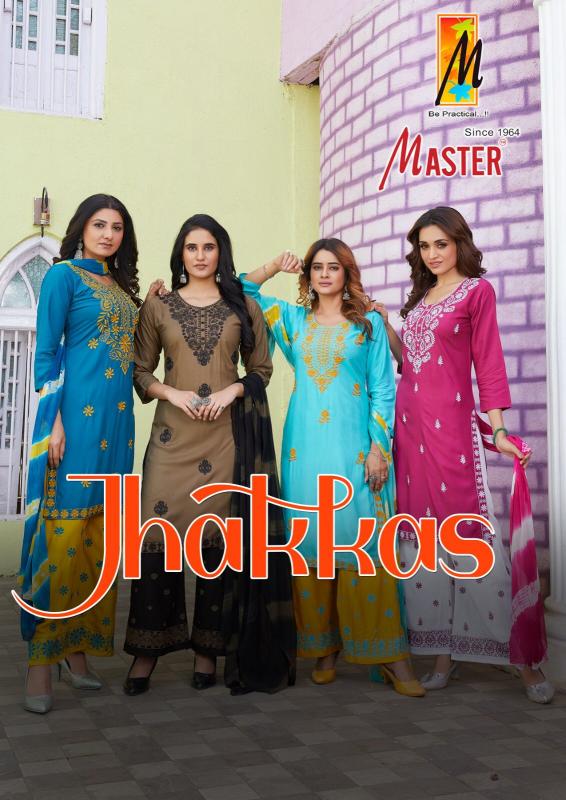 master jhakkas fullstitch big size rayon plazzo style trendy ladies suits