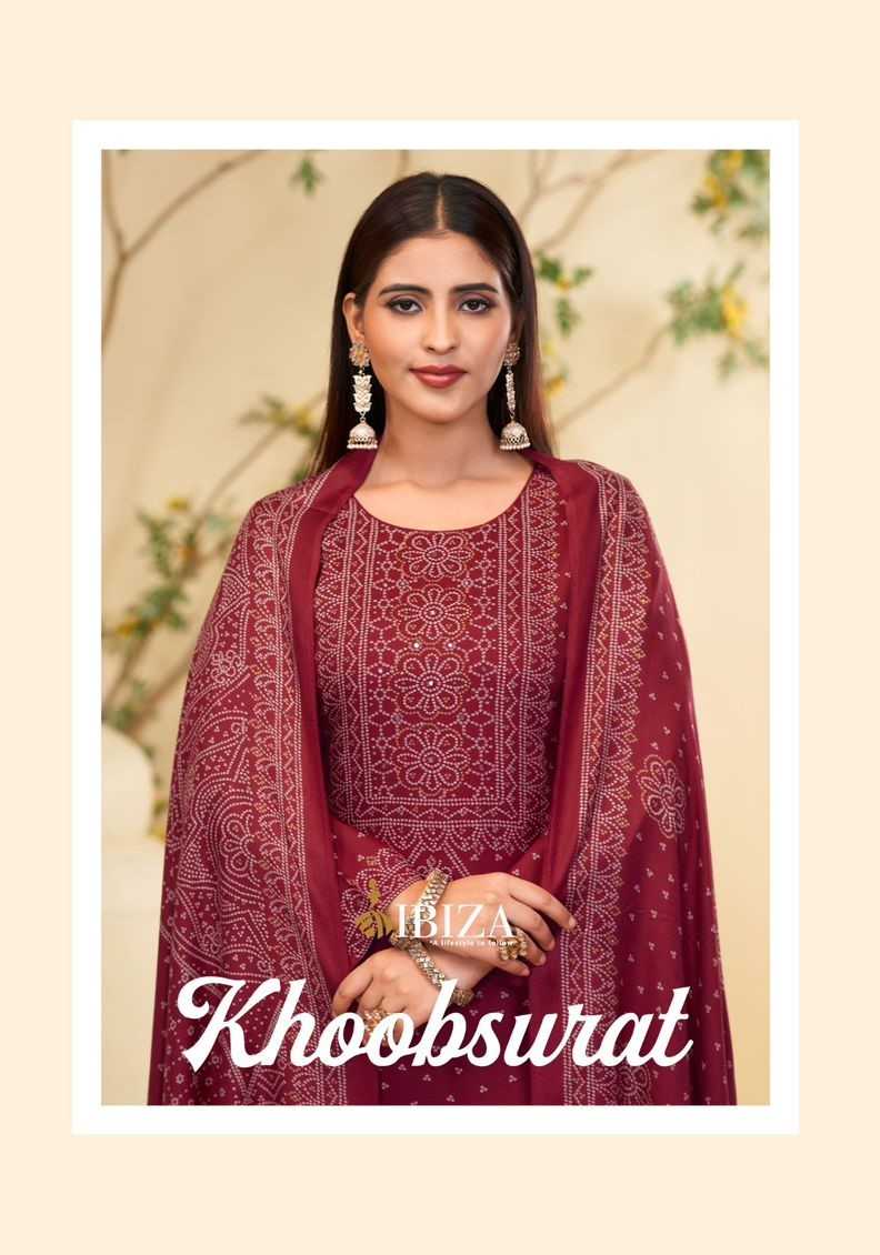 ibiza khoobsurat viscose pashmina print winter collection suits