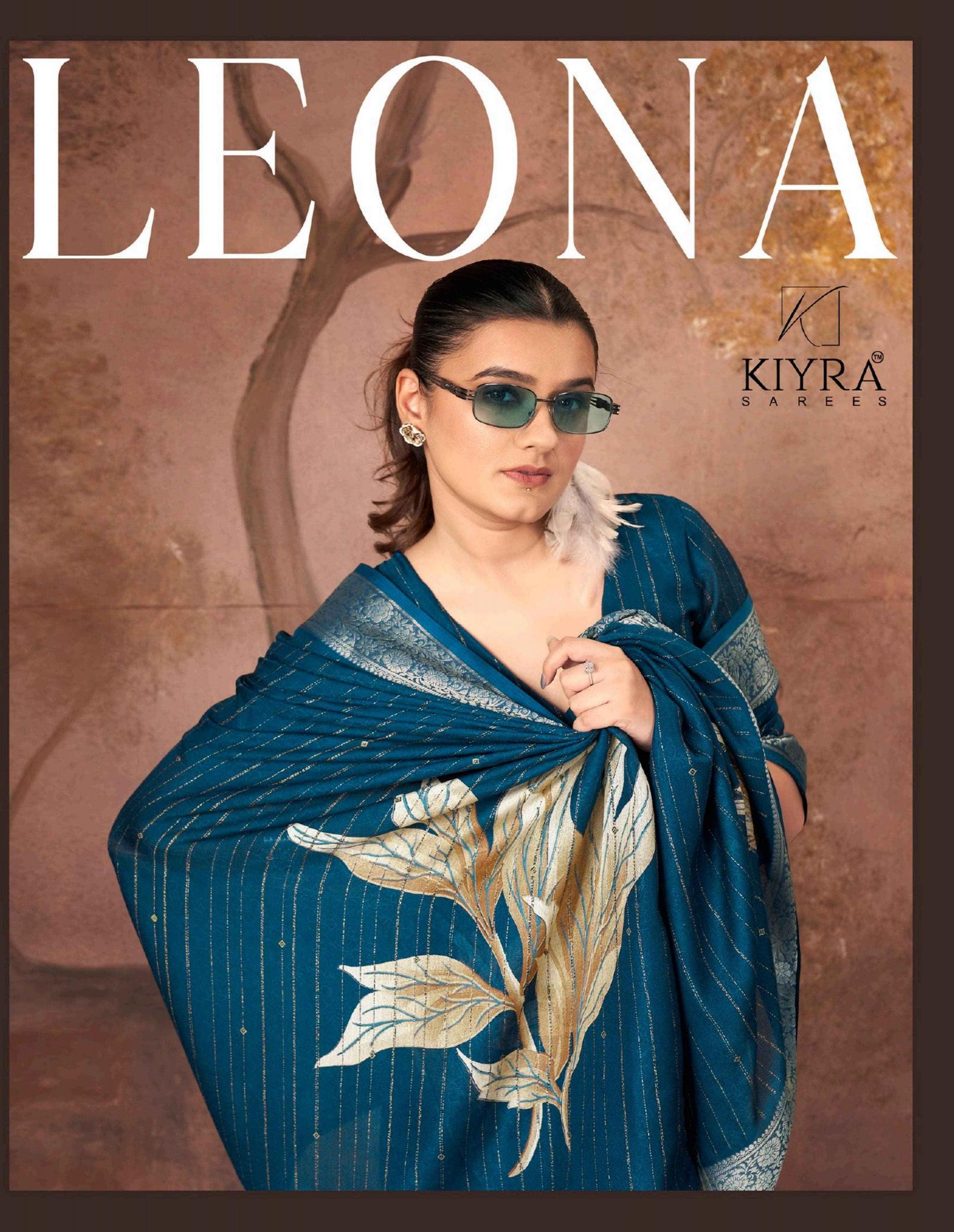 kiyra saree leona unique print masmello saree for women