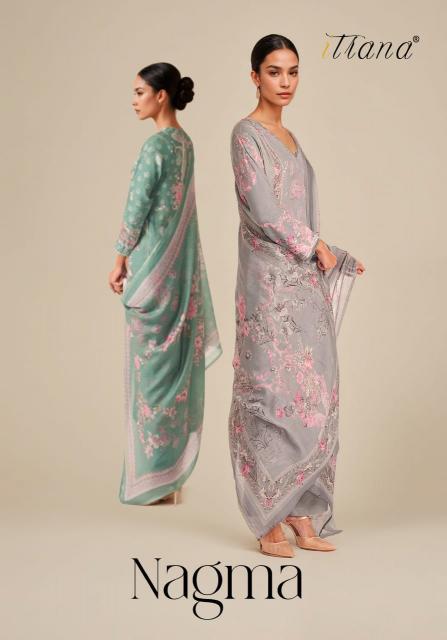 sahiba itrana staple twill unique print trendy 3pcs ladies suits
