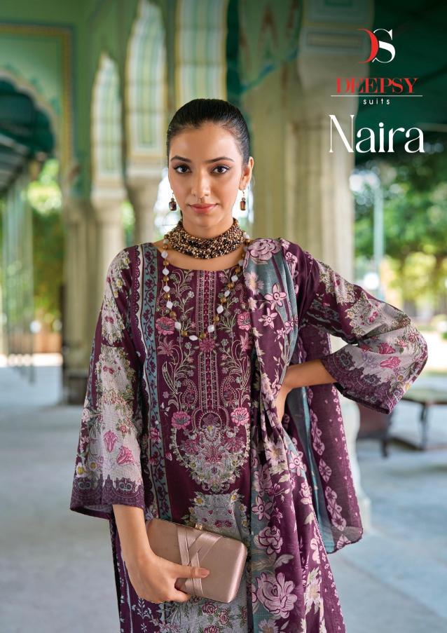 deepsy suits naira unique print pakistani embroidery cotton suits