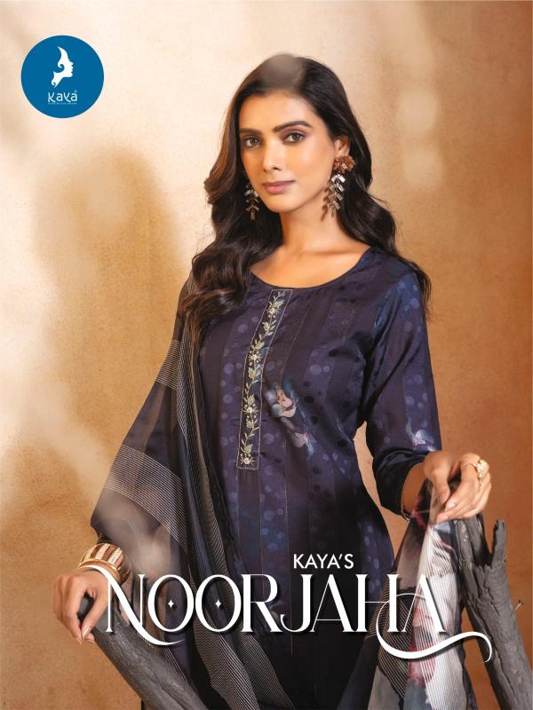 kaya noorjaha fullstitch plus size muslin jacquard beautiful 3pcs suits