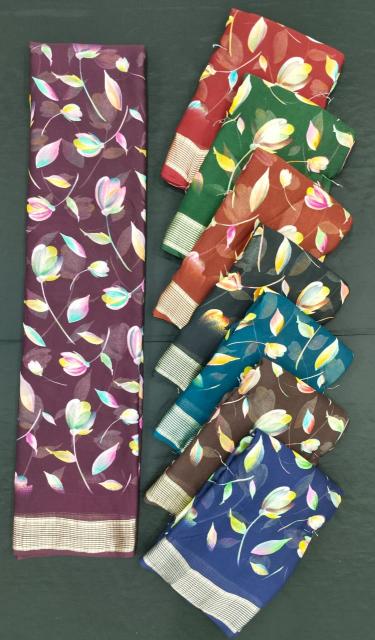 pr dull moss viscose mogra silk stylish saree online