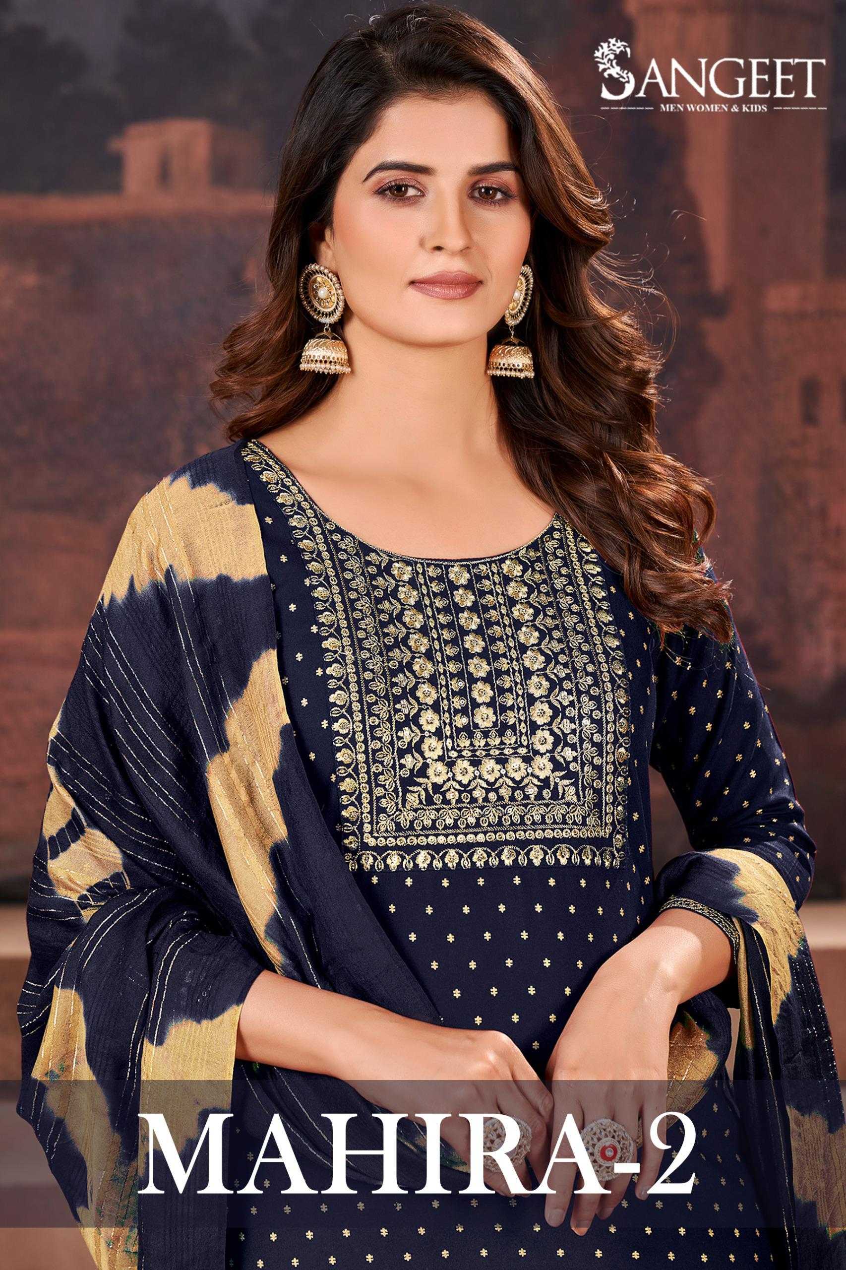 pr mahira vol 2 heavy rayon gold printed big size readymade suits