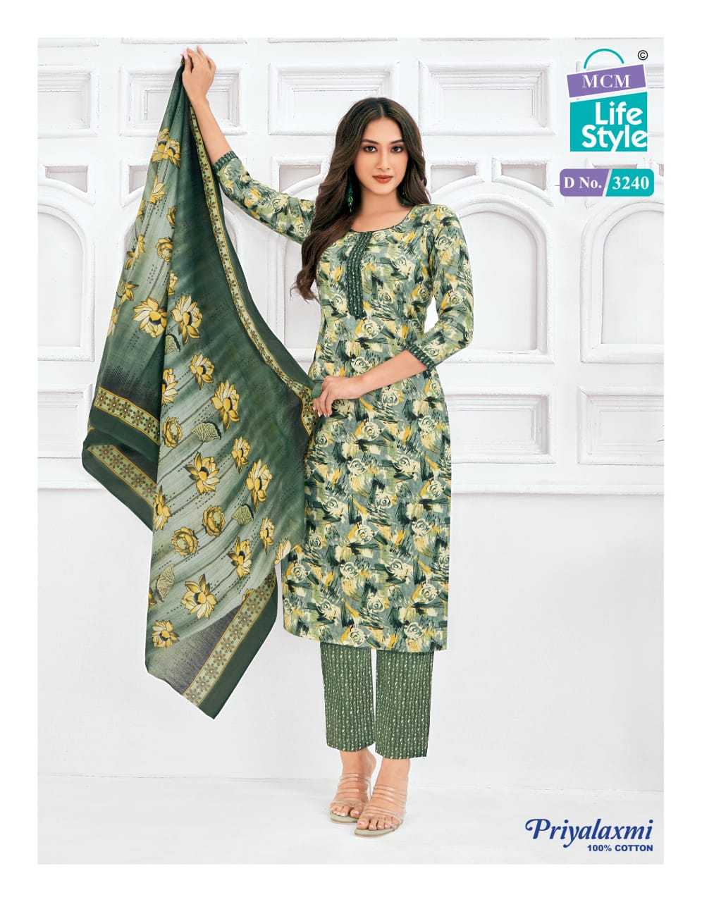 mcm lifestyle priyalaxmi vol 32 trendy cotton fullstitch suits