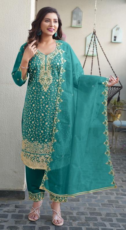 r 1211 nx by ramsha fullstitch embroidery designer 3pcs dress