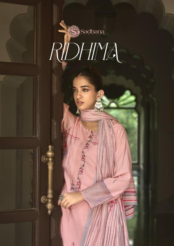 sadhana fashion ridhima digital print simar muslin silk 3pcs suits