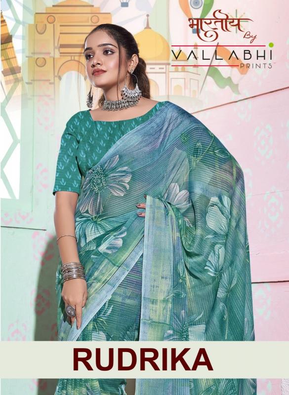 vallabhi prints rudrika unique style print georgette saree