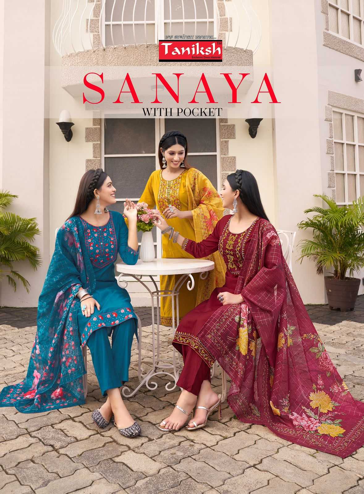 taniksh sanaya vertical fashionable design fully stitch salwar suit 