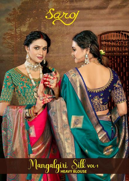 Mangalgiri silk Saroj  vol.1 50*600 Silk saree