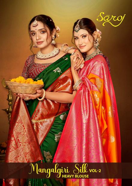 Mangalgiri silk Saroj vol.2 50*600 Silk saree