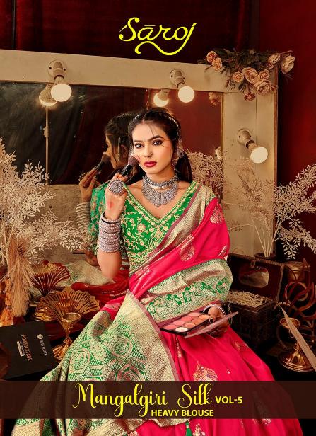 Mangalgiri silk Saroj vol.5 50*600 Silk saree