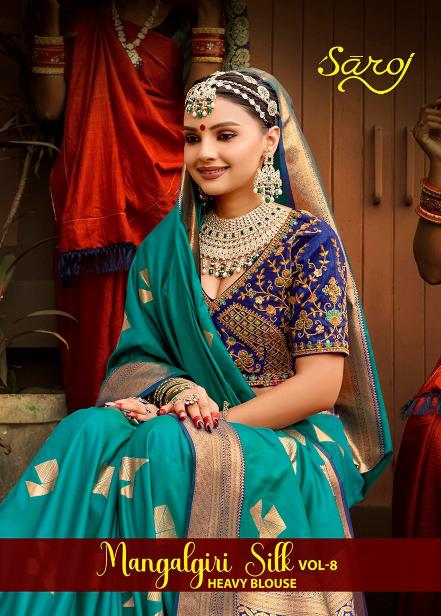  Mangalgiri silk Saroj vol.8 50*600 Silk saree