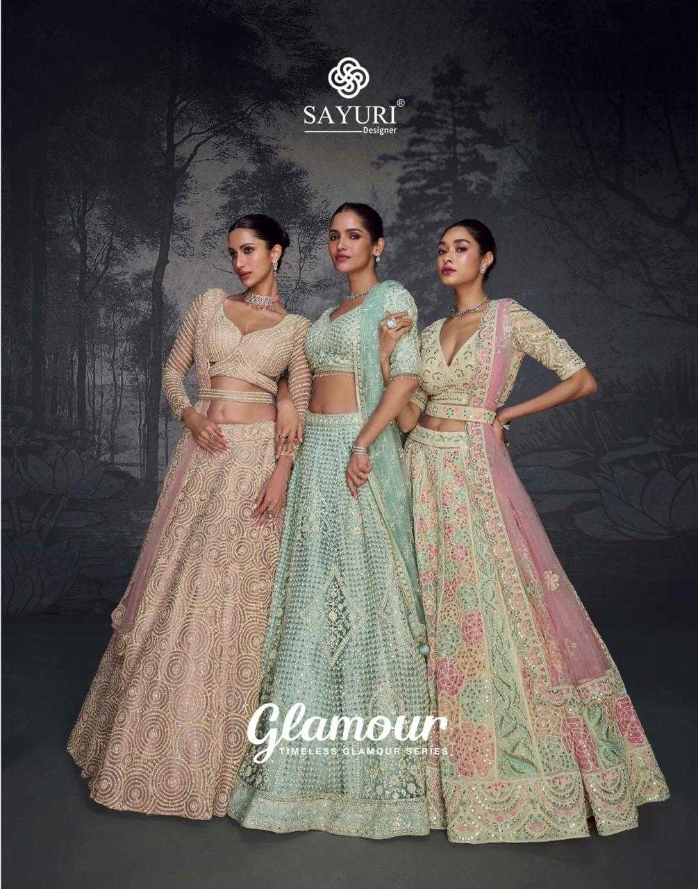 glamour by sayuri designer readymade net fashionable chaniya choli exports 