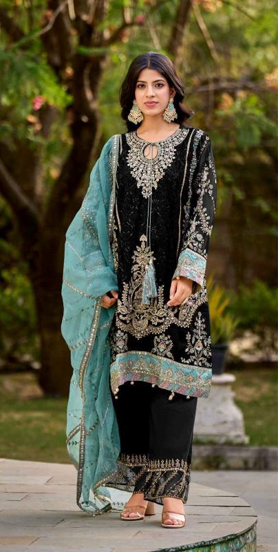 k 5259 by shree fabs velvet embroidery winter collection suits