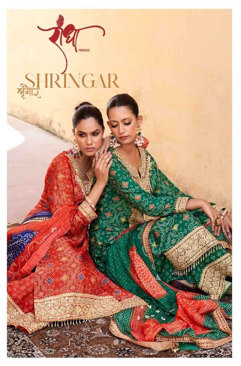 radha trendz shringar digital print fullstitch chinon designer suits