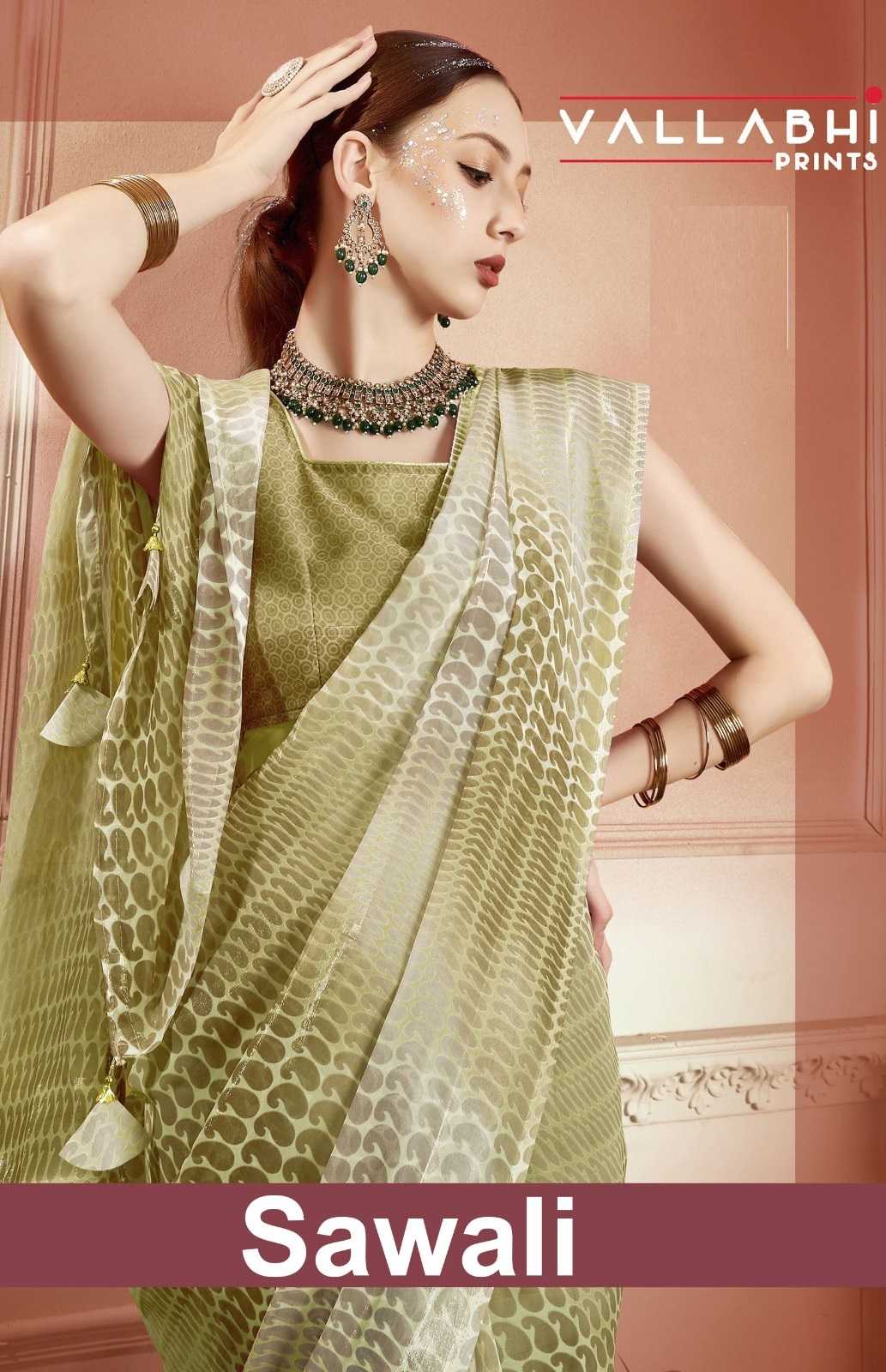 sawali by vallabhi prints attractive print georgette saree online