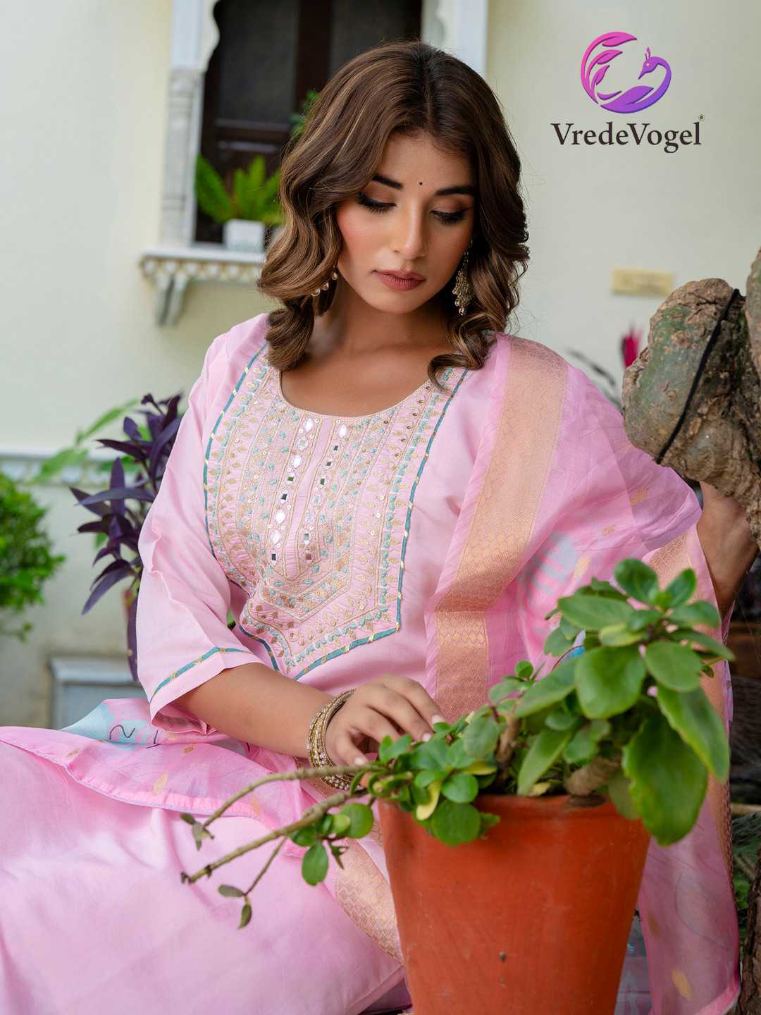 veera by vredeogel fullstitch roman silk embroidery ladies suits