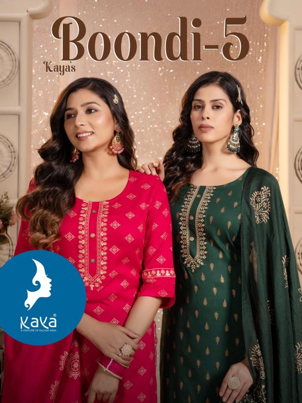 kaya boondi vol 5 fullstitch plus size unique style ladies suits