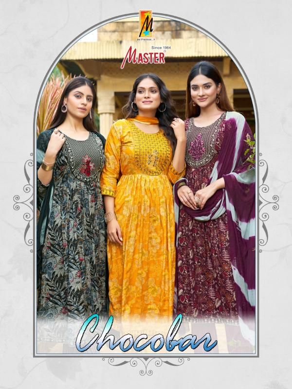master chocobar beautiful capsule print readymade salwar suits