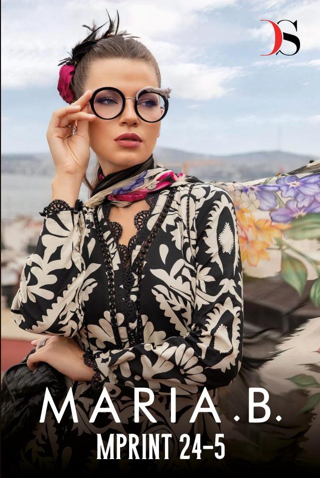 maria b mprints 24-5 by deepsy suits daily wear cotton embroidery ladies suits 