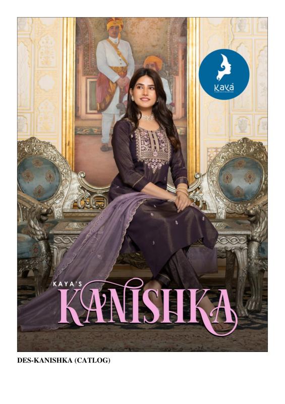 kaya kanishka fullstitch big size tissue shimmer unique style suits