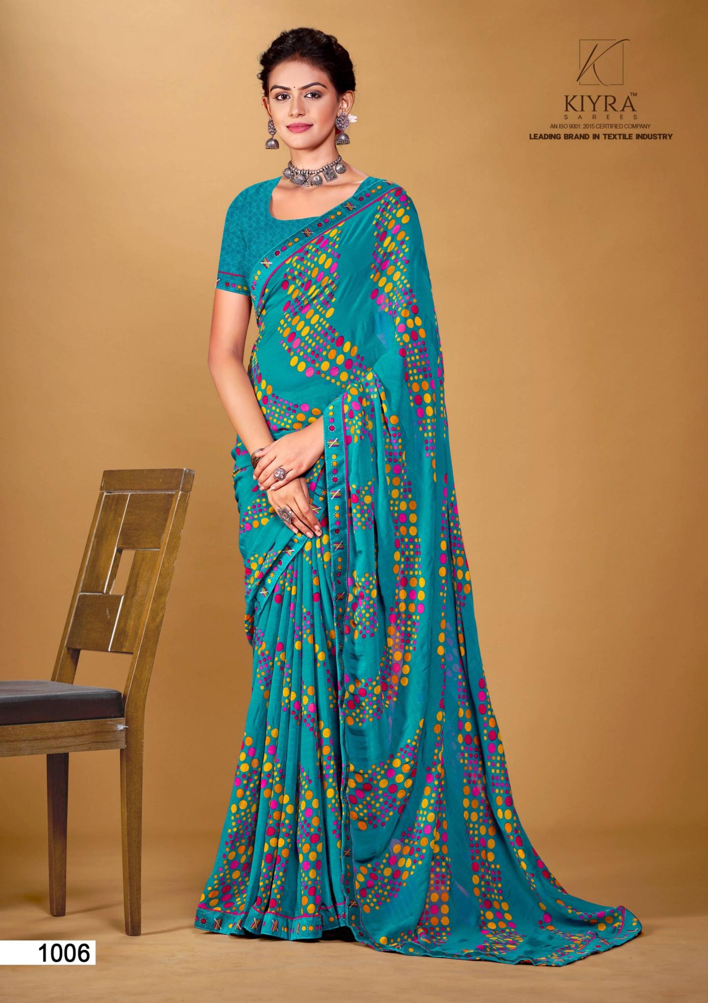 padmavati by kiyra elegant beautiful printed daily wear saree