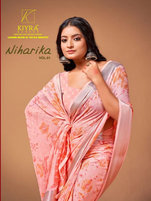 niharika vol 1 by kiyra traditional wear fancy womens saree 