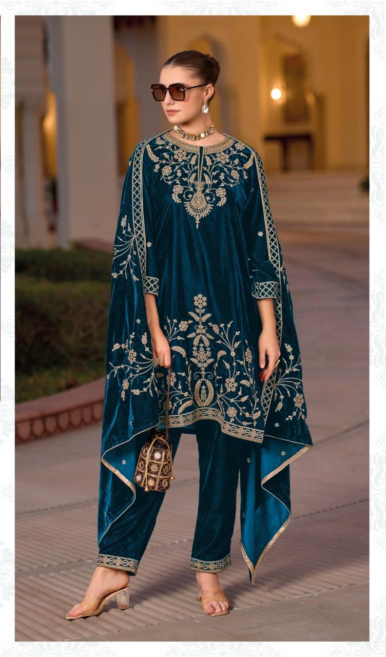 deepsy suits maria b velvet 24 winter special velvet embroidery suits