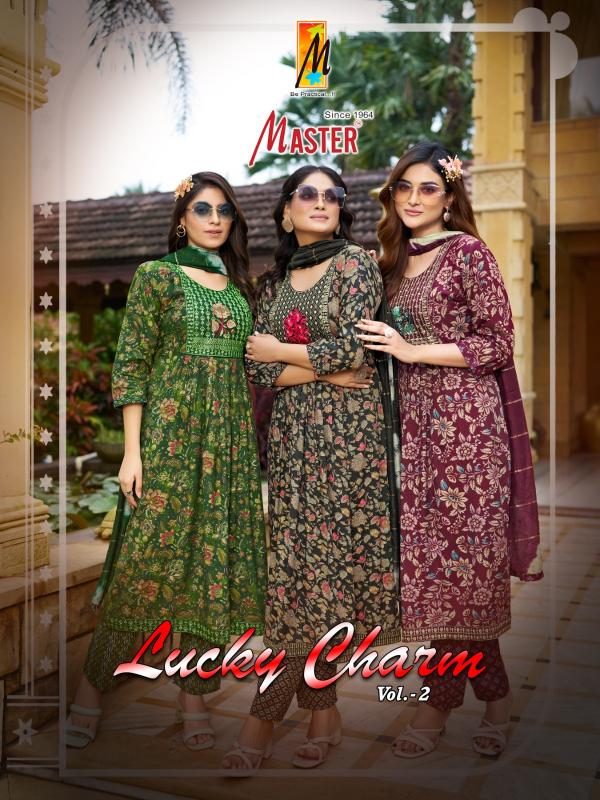 lucky charm vol 2 by master unique colours capsule churidar suit 