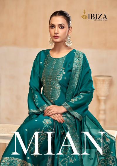 ibiza lifestyle mian party wear banglory silk jacquard ladies suits