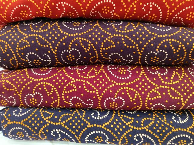 pr bandhani part 2 daily wear 4 colour matching set  comfortable ladies saree 