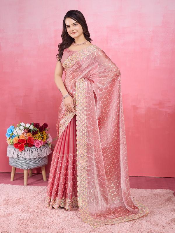 pr canberry vol 7 unique colours burberry silk saree exports 