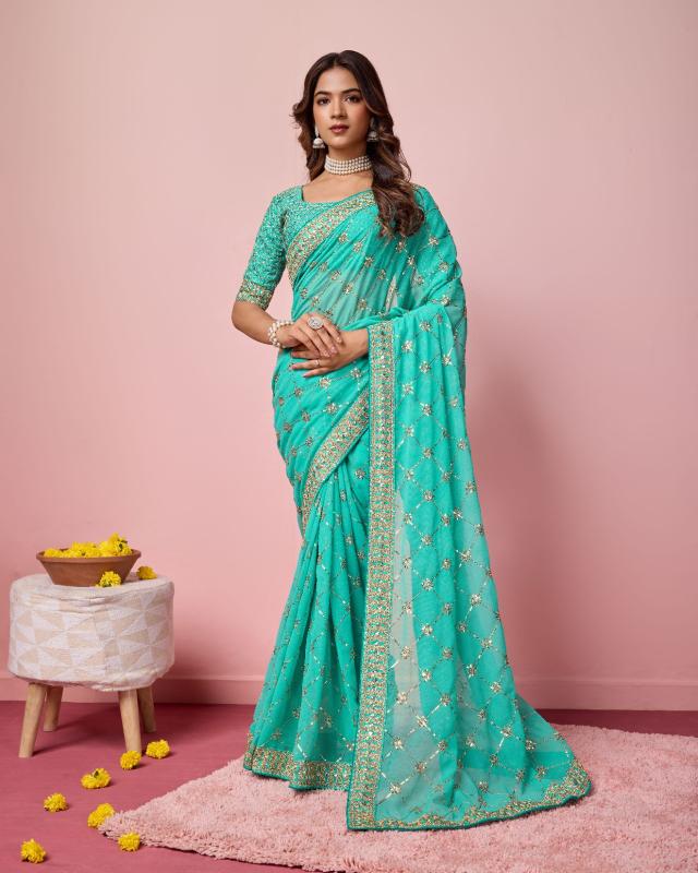 pr delta vol 2 elegant style soft georgette saree wholesaler  