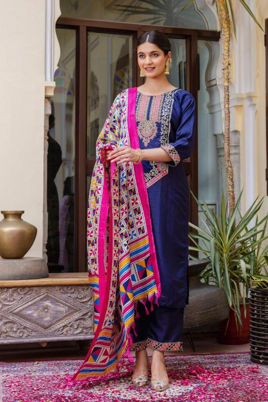 pr preet silk blend amazing work fully stitch salwar kameez