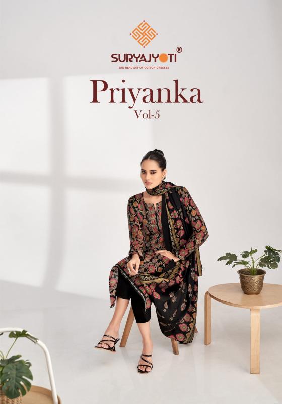 suryajyoti priyanka vol 5 modal printed daily wear fancy dress material
